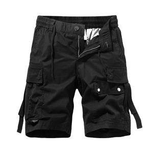 Pantalones cortos Cargo de algodón de producto Premium para hombre, informales, con múltiples bolsillos, de secado rápido, transpirables, de talla grande, cintura media con logotipo 2026 - Product Image 5