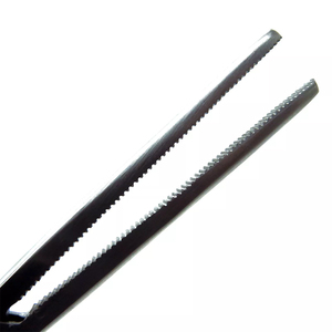 คีมหนีบหลอดเลือดสแตนเลสคุณภาพดีที่สุด ยี่ห้อ Pean Rochester แบบตรง ขนาด 8 นิ้ว ชุดเครื่องมือแพทย์สำหรับสัตว์ ใช้ซ้ำได้ - Product Image 6