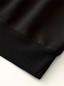 Sweat-shirt à col rond pour homme, 260 GSM, impression de logo OEM, noir, motif VTT imprimé, coupe classique, pour l'automne, vente en gros - Product Image 5