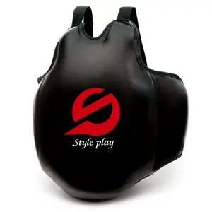 Protège-ventre avec protection inguinale, protège-inguinal de style Venum pour la boxe et le MMA, protège-ventre d'entraînement en cuir PU. - Product Image 2