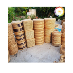 Matériau tissé durable fabriqué à la main en jacinthe d'eau ottomane pour les sièges et le stockage de salon modernes du Vietnam - Product Image 6