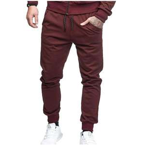 Alta calidad transpirable más cómodo algodón gimnasio Terry Jogger pantalones de hombre de alta calidad de peso pesado algodón poliéster Jogger - Product Image 3