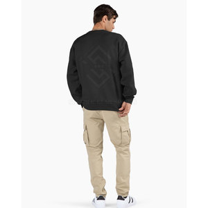 Sweat-shirts pour hommes décontractés d'hiver, respirants, écologiques, en coton mélangé, en molleton, manches longues, légers, design personnalisé - Product Image 4