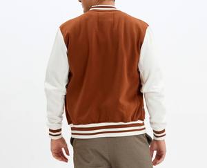 Blousons universitaires d'hiver pour hommes grandes tailles, coupe-vent, respirants, col montant, personnalisables avec logo, écologiques, vente en gros - Product Image 2