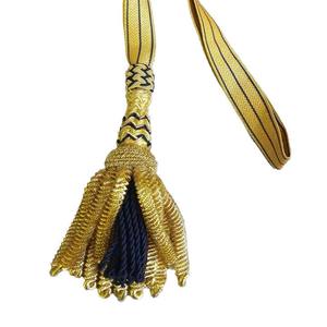 Sabre de cérémonie Noeud Bullion Fil Vert Foncé Or Français Vente en Gros pour Accessoires Uniformes-SUPER BADGES COMPANY Personnalisable - Product Image 3