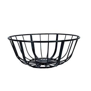 Hot Selling Bulk <b>Storage</b> Metal <b>Baskets</b> Decorative <b>Black</b> Iron Wire Metal <b>Storage</b> <b>Basket</b> for Home Wholesale Suppliers. - Product Image 3