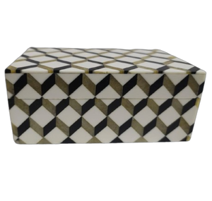 ที่ใส่กระดาษทิชชูตกแต่งสำหรับห้องน้ำ ห้องนั่งเล่น ห้องนอน ที่ใส่กระดาษทิชชูเรซิ่นสุดหรูสำหรับตกแต่งบ้าน - Product Image 1