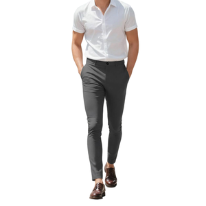 Pantalones Chinos con Botones en la Cintura, Cómodos Pantalones Chinos Estilo Lona, Pantalones de Calle, Pantalones Chinos al por Mayor a Precio Económico para Hombre - Product Image 4