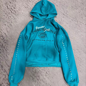 เสื้อฮู้ดผู้ชายหนาสีพื้นหนาปรับได้โลโก้ออกแบบได้ตามต้องการสำหรับผลิตในประเทศปากีสถาน - Product Image 4