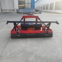 Cortadora de Martillos de Servicio Pesado con Enganche de 3 Puntos, Cadenas de Seguridad, Sistema de Transmisión por Caja de Engranajes, Alta Productividad para Tractor, Huerto, Viñedo y Maleza
