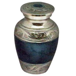 Urnas de recuerdo de cremación de latón con diseño de flores Grabado completo Peltre y acabado en oro Mini urnas de recuerdo para cenizas humanas - Product Image 5