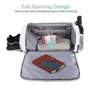 Bolsas de Gimnasio Casuales de Lona Ecológicas y Ligeras al por Mayor, Gran Venta, Precio Bajo, Diseño Único, Color Personalizado, Gran Capacidad, Resistentes al Agua - Product Image 5