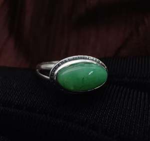 Anillo de Regalo de Lujo con Baño de Rodio Negro y Ágata, Plata de Ley 925 para Mujer, Joyería al por Mayor para Fiestas y Bodas - Product Image 1