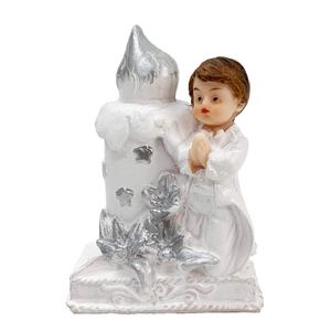 Figura de Niño de Comunión Party Love, 5.8X8.5Cm, Decoración Religiosa, Suministro Elegante para Eventos, Bolsa de 12 Piezas - Product Image 1