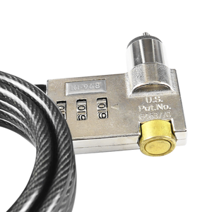 Aba ổ khóa của nhà sản xuất cao cấp 3 chữ số kết hợp cáp Khóa chống trộm cho máy tính xách tay - Product Image 1