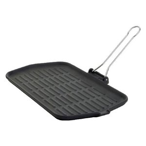 กระทะเหล็กหล่อ (36x23ซม.) DIETELLA สีดำ 0205023 - Product Image 1