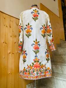 Chaqueta bordada hecha a mano Unisex de alta moda con patrón de hojas, diseño bohemio de manga larga, de tela tejida Material, tamaño Mini - Product Image 5