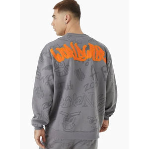 Conjunto de chándal personalizado con capucha y Jogger holgado de gran tamaño para hombre, traje de dos piezas, proveedor al por mayor, novedad de 2025 - Product Image 6