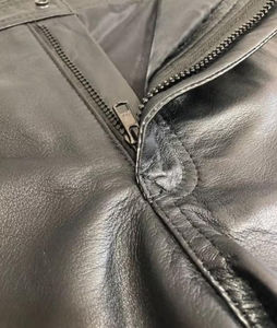 Pantalones de cuero para hombre de alta calidad de diseño superior nueva llegada estilo casual pantalones de carreras de cuero Motocross de alta calidad al por mayor - Product Image 6