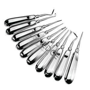 Kit d'ascenseur de racine en gros 10 pièces ensemble d'ascenseur dentaire avec instruments chirurgicaux en acier inoxydable par Zonedge - Product Image 2