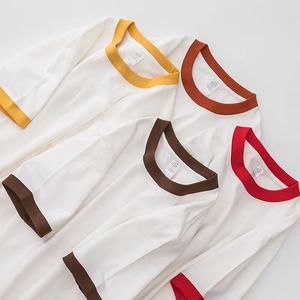 Camiseta lisa de algodón puro Premium 100% para hombre, camiseta de manga corta de gran tamaño para hombre, camiseta informal con timbre para hombre y mujer - Product Image 5