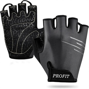Gants de cyclisme mi-doigts unisexes respirants, antidérapants et absorbant les chocs pour le vélo, la gym et les sports de plein air – Fabricant OEM - Product Image 1