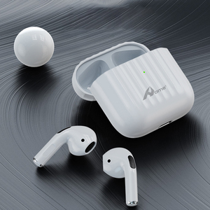 Audífonos In-Ear Inalámbricos Digitalome EP-055 Blancos con Micrófono Portátiles para Gaming para Teléfonos Móviles Viajes y Uso en Computadora - Product Image 2