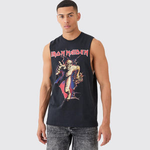 Camiseta Deportiva sin Mangas para Hombre, Estilo Profesional, de Secado Rápido, Transpirable, de Algodón Tejido, Casual, Talla Grande, Ecológica y Personalizable - Product Image 1