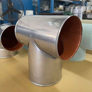 <b>Fabricated</b> Pipe Fittings with Metal Cladding Customizable Stainless Steel Metal Insulation Tee Heat Resistance - Product Image 5