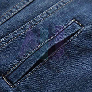 Veste en jean pour homme élégante pour l'hiver, 100% coton, coupe-vent et respirante, de haute qualité, décontractée, pour un usage quotidien, offrant confort et look tendance - Product Image 6