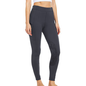 Pantalones ecuestres para mujer, última moda, cómodo agarre de silicona, Material de poliéster, logotipo personalizado, nuevo estilo al por mayor - Product Image 5
