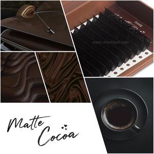 Cils Charmlash Marron M Curl, Cils Marron Foncé, Extensions de Cils Marron Foncé, OEM ODM, Marron Mat, Marque Privée - Product Image 4