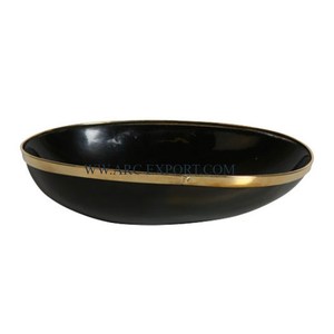 Handmade <b>Large</b> Size Kitchen Mixing <b>Bowl</b> Natural Horn Salad and Soup <b>Serving</b> <b>Bowl</b> Superior Quality Tabletop Food Dinnerware <b>Bowl</b> - Product Image 2