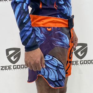 Pantalones cortos MMA de alta calidad para hombres, cómodos y elegantes, patrón sólido, informales, nuevos pantalones cortos de entrenamiento de lucha a la moda para hombres - Product Image 3