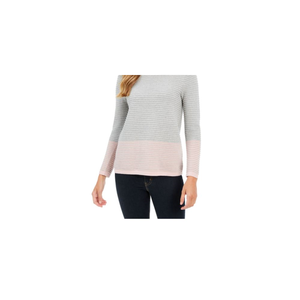 Maglia da Donna Charter Club a Maniche Lunghe con Collo Rotondo, Grigio Chiaro, Taglia XL, Tessuto Traspirante in Maglia, Casual per l'Estate - Product Image 2