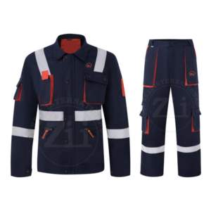 Fire Retardant Waterproof Cotton Hi-Visibility Reflective <b>Jumpsuit</b> Safety Coveralls <b>for</b> Emergency Rescue and Factory Workers - Product Image 5