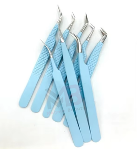 แหนบต่อขนตาสแตนเลสแบบปรับแต่งได้ แบรนด์ส่วนตัว สำหรับสุภาพสตรี แบบตรง 90 องศา - Product Image 5