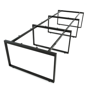 โต๊ะพับสี่เหลี่ยม 6 คน 120x360 ซม. ดีไซน์มินิมอล โครงเหล็ก ประกอบง่าย HBRT013 - Product Image 3