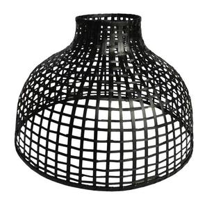 European Modern Handmade Bamboo Lamp Hand-Woven Wicker Rattan <b>Pendant</b> <b>Light</b> with <b>Glass</b> <b>Shade</b> <b>for</b> Indoor and Outdoor Home Decor - Product Image 1