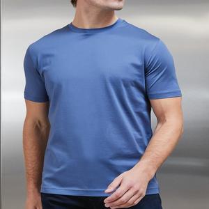 Vente en gros de t-shirt 100% coton de qualité supérieure 180gsm uni à demi-manches et col en O à prix bon marché des vêtements directs - Product Image 2