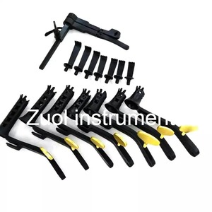 Retractor para Discectomy Lumbar Caspar, Micro instrumentos de cirugía espinal, juego de 15 piezas con recubrimiento de silicona por Zuol - Product Image 2