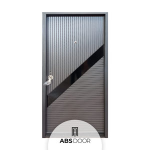 Puerta de Seguridad de Acero Inoxidable Posmoderna ABSDOOR, Aislamiento Térmico Exterior, Garantía de 2 Años para Apartamentos, Hoteles y Villas - Product Image 5