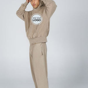 Survêtements pour hommes avec logo personnalisé survêtements de survêtement 2 pièces décontracté athlétique jogging échauffement ensembles de survêtements avec fermeture éclair complète - Product Image 2