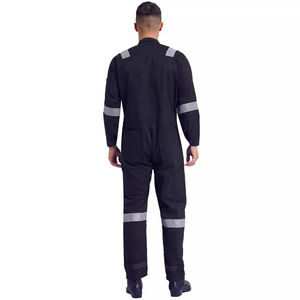 Overol de Seguridad Reflectante de Alta Calidad para Hombre, con Logotipo Personalizable, Traje de Trabajo de Poliéster y Algodón de Alta Calidad con Bolsillos, Uniforme de Alta Visibilidad - Product Image 6