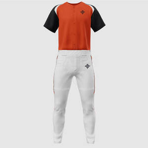 Tenues de sport, ensembles d'uniformes de baseball, respirants, 100% polyester, pour hommes adultes, haute qualité, en vente - Product Image 3