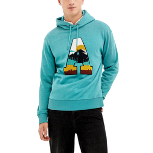 เสื้อฮู้ดปักกำมะหยี่สำหรับผู้ชายเสื้อฮู้ดปักลายผ้ากำมะหยี่สำหรับผู้ชาย - Product Image 1