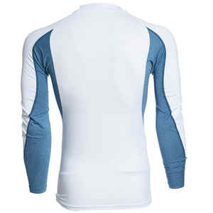 Hombres de manga larga Rash Guard Compresión de secado rápido BJJ Rush Guard para entrenamiento Deportes Protección solar Mangas largas Ligero - Product Image 3