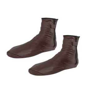 Transpirable antideslizante tejido genuino vaca oveja cuero Khuffs invierno 100% alta calidad Original cuero calcetines hombres - Product Image 3