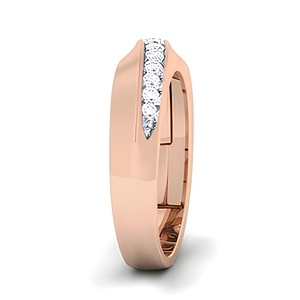 Anillo de lujo de 18 quilates de oro sólido con diamantes naturales minimalistas para mujer, joyería fina certificada por IGI para compromiso, boda, Idea de regalo de lujo - Product Image 2