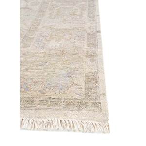 Tapis en laine afghane noué à la main Someplace in Time, motif médaillon, couleur ivoire, pour usage domestique - EA-3009 (Cs-01) - Product Image 4